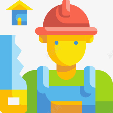 建筑工人职业化身2单位图标图标