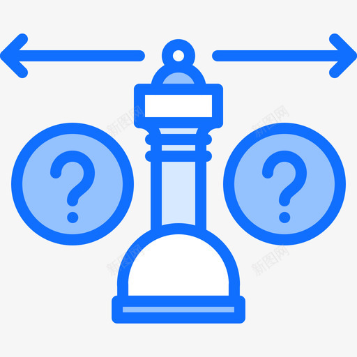 下棋下棋11蓝色图标svg_新图网 https://ixintu.com 下棋 蓝色