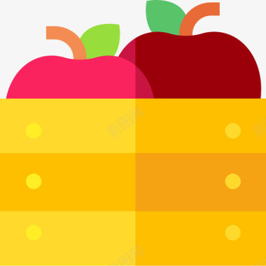 苹果农业和园艺9平坦图标图标