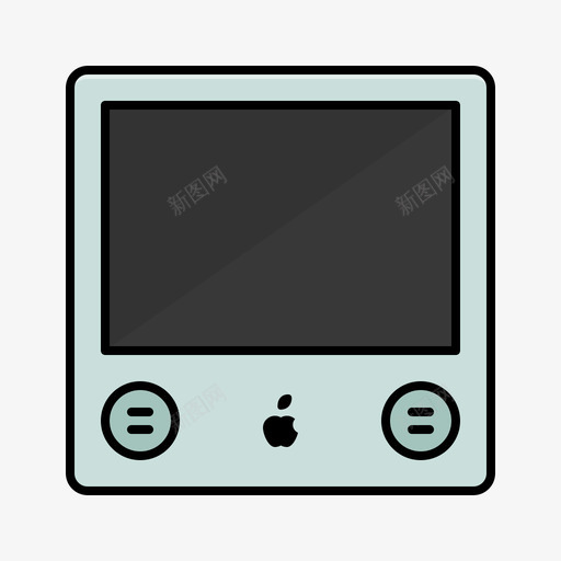 Emac苹果产品1线性颜色图标svg_新图网 https://ixintu.com 产品 产品线 线性 苹果 颜色