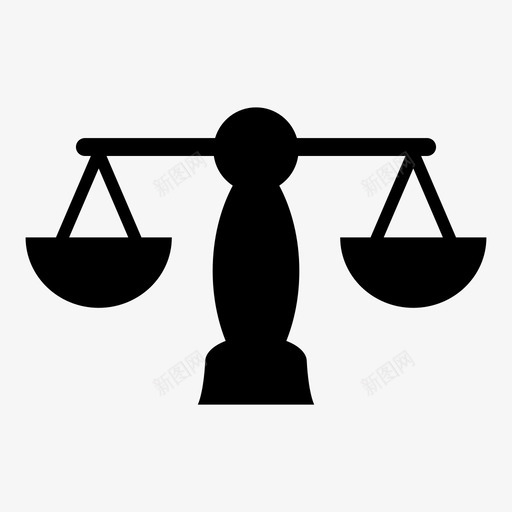 正义的天平天平法律图标svg_新图网 https://ixintu.com 天平 最高法院 正义 法律 秩序