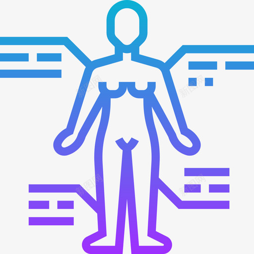 人类生物技术1梯度图标svg_新图网 https://ixintu.com 人类 梯度 生物技术