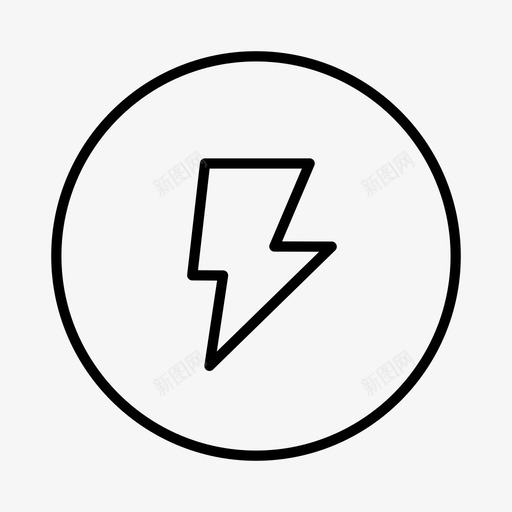 电力电流电气图标svg_新图网 https://ixintu.com 变压器 电力 电工 电气 电流