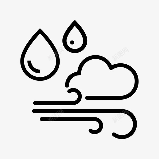 空气湿度svg_新图网 https://ixintu.com 空气湿度