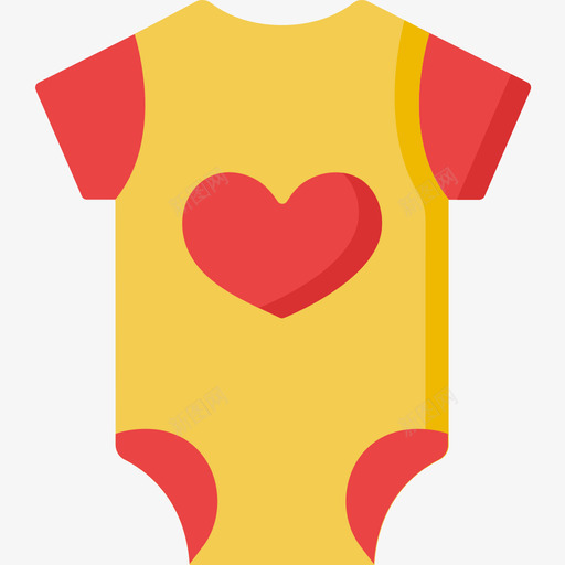 婴儿衣服100平的图标svg_新图网 https://ixintu.com 婴儿 平的 衣服