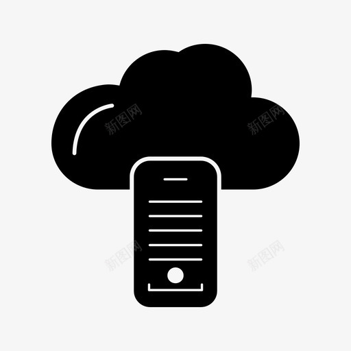 云cpupc服务器图标svg_新图网 https://ixintu.com cpu pc 图标 字形 服务器