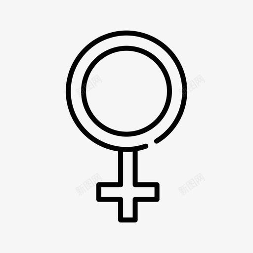 女人性别性别象征图标svg_新图网 https://ixintu.com 女人 性别 象征