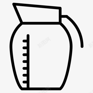 罐子液体倒图标图标