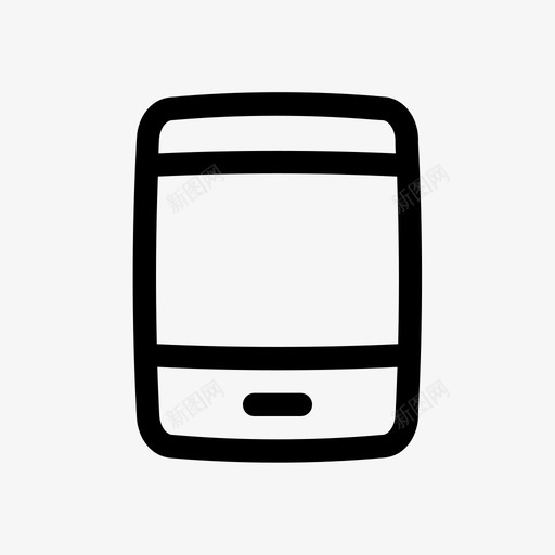 手机智能手机流行图标圆形线条svg_新图网 https://ixintu.com 图标 圆形 手机 智能 流行 线条