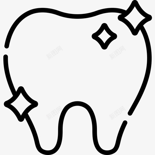 干净牙医48直线型图标svg_新图网 https://ixintu.com 干净 牙医 直线 线型
