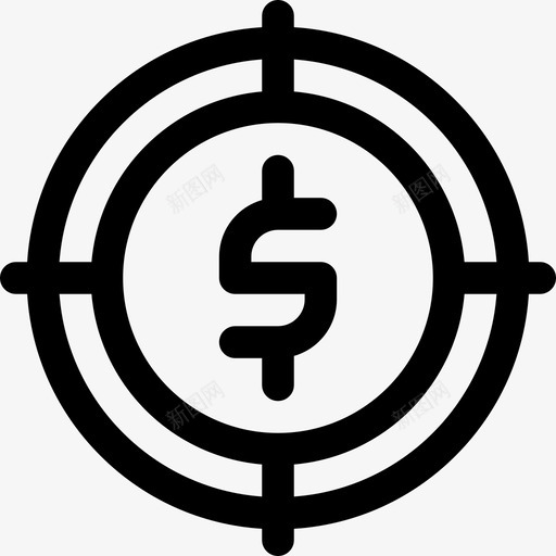 Aim投资51线性图标svg_新图网 https://ixintu.com Aim 投资 线性