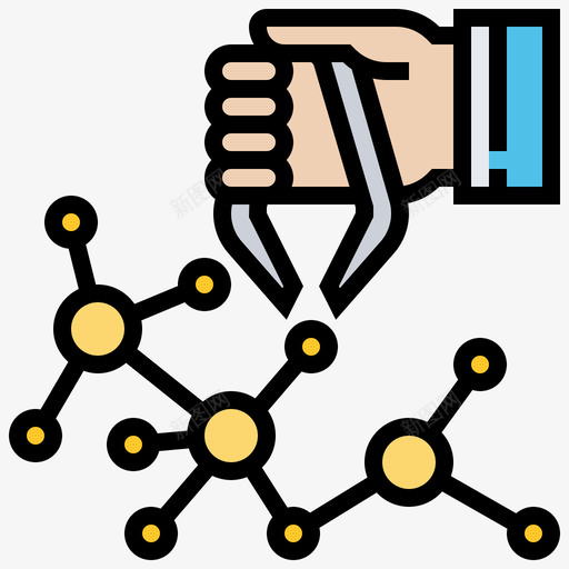 纳米技术生物工程25线性颜色图标svg_新图网 https://ixintu.com 生物工程 纳米技术 线性 颜色