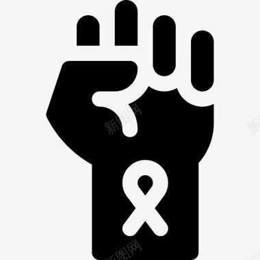 抗议世界癌症意识日14日填写图标图标