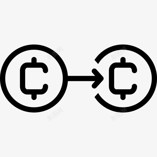 加密货币币区块链金融图标svg_新图网 https://ixintu.com 加密 区块 货币 金融