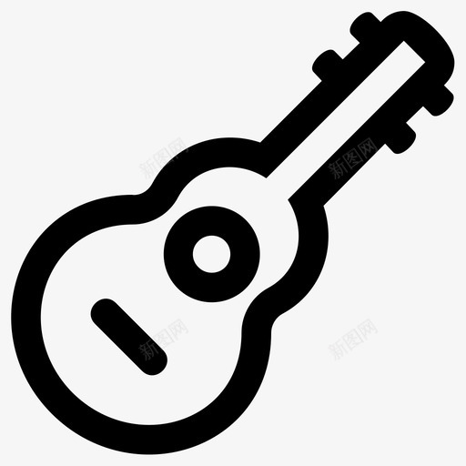 吉他音乐节奏图标svg_新图网 https://ixintu.com 吉他 声音 歌曲 节奏 音乐