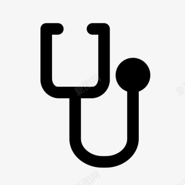 听诊器医生健康图标图标