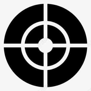 目标瞄准射箭图标图标