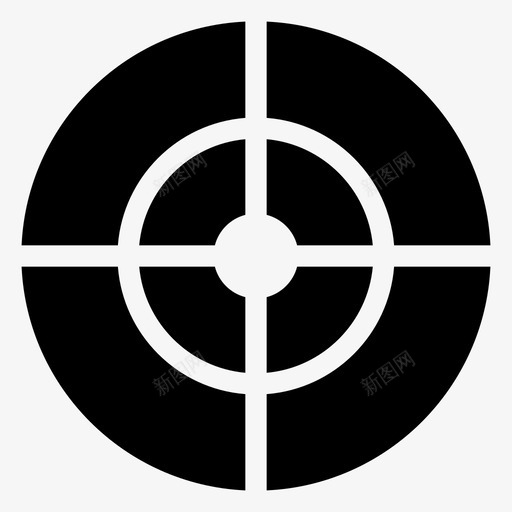 目标瞄准射箭图标svg_新图网 https://ixintu.com 准线 十字 图标 射箭 目标 瞄准 运动 雕文