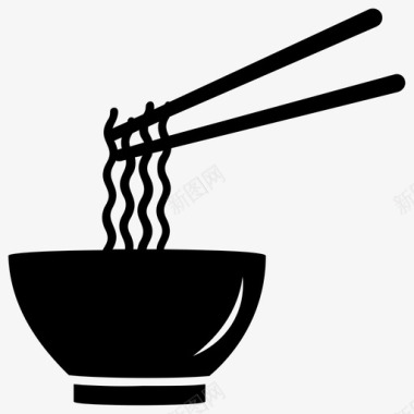 面条汤中餐速溶汤图标图标