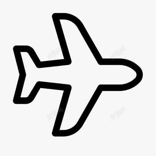 飞机喷气式飞机天空图标svg_新图网 https://ixintu.com 中转 喷气式飞机 天空 旅行 飞机