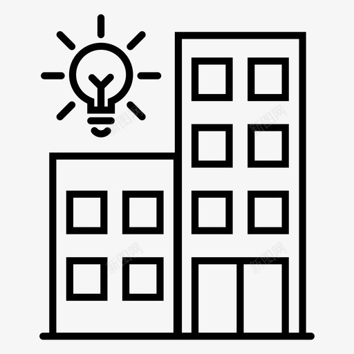创意工作室代理建筑图标svg_新图网 https://ixintu.com 代理 创意 工作室 建筑 服务 营销 设计