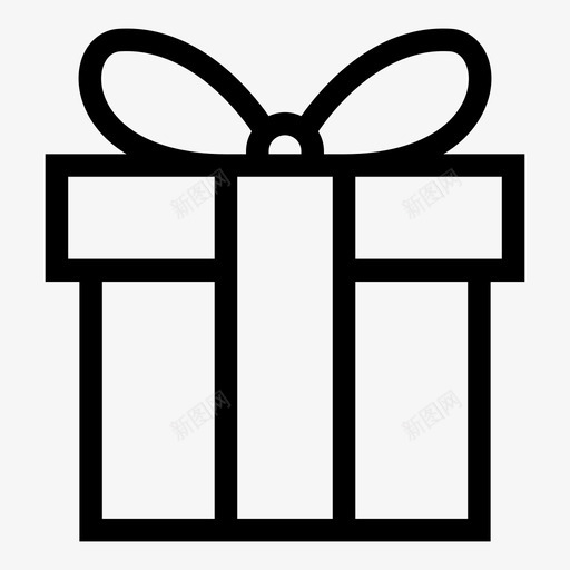 礼物盒子圣诞节图标svg_新图网 https://ixintu.com 圣诞节 盒子 礼品盒 礼物