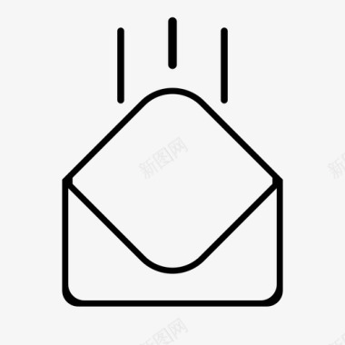 发送消息电子邮件信件图标图标
