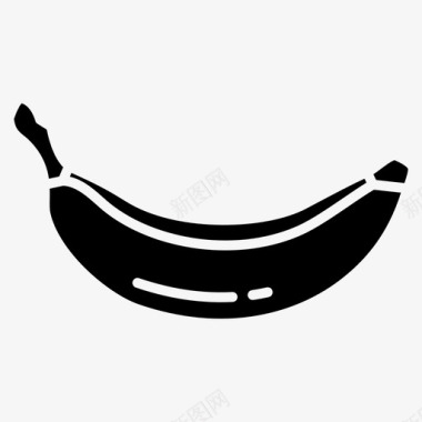香蕉食物水果和蔬菜图标图标