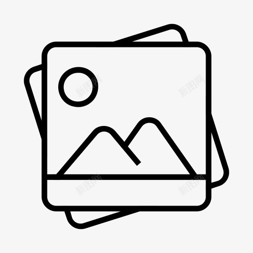 图像风景照片图标svg_新图网 https://ixintu.com 图像 图片 摄影 照片 风景