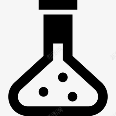 烧瓶科学122装满图标图标