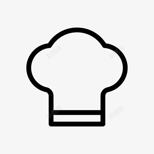 厨师帽罩衫厨师图标svg_新图网 https://ixintu.com 假日 厨师 大纲 烧烤 烹饪 罩衫 野餐