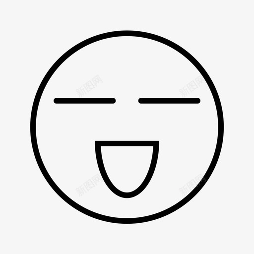 微笑态度表情图标svg_新图网 https://ixintu.com 微笑 快乐 态度 积极 表情