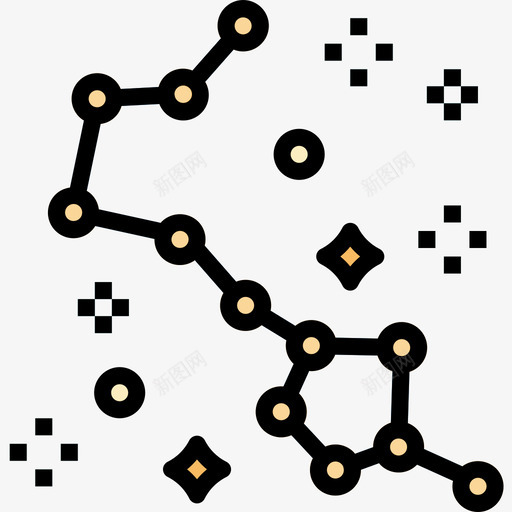 星座空间127线性颜色图标svg_新图网 https://ixintu.com 星座 空间 线性 颜色