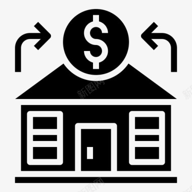 房地产贷款12填充图标图标