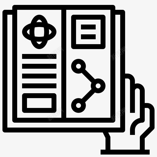 书籍教育图书馆图标svg_新图网 https://ixintu.com 书籍 图书馆 学校 实验室 教育 科学