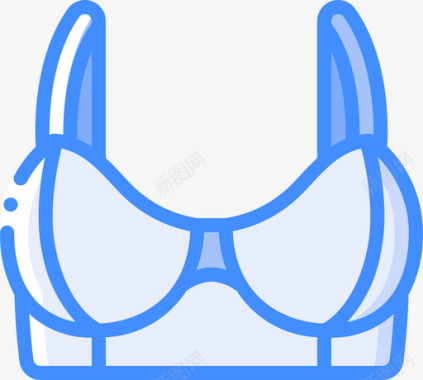 胸罩内衣1蓝色图标图标