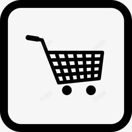 购物车网上购物电子商务2图标svg_新图网 https://ixintu.com 电子商务 网上购物 购物车