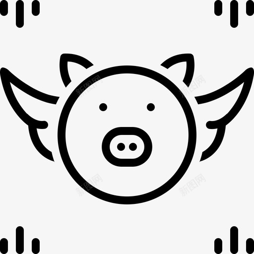 猜想表情猜测图标svg_新图网 https://ixintu.com 猜想 猜测 猪飞 表情