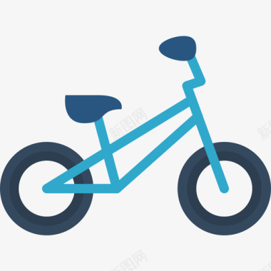 自行车抚养儿童3平板图标图标
