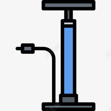 泵40号自行车彩色图标图标