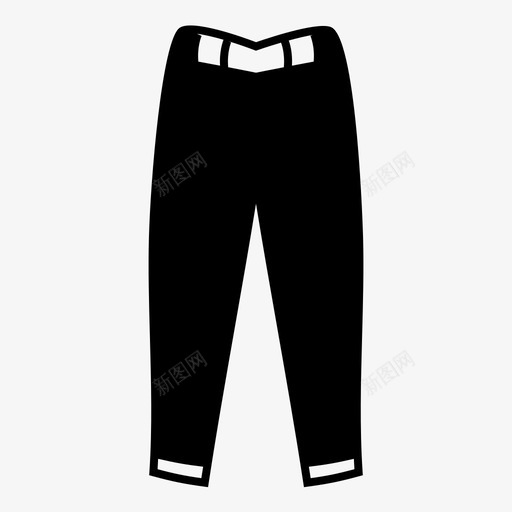 裤子牛仔裤男人图标svg_新图网 https://ixintu.com 人的 牛仔裤 男人 衣服 裤子