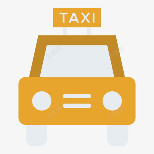 出租车公共服务公寓图标svg_新图网 https://ixintu.com 公共服务 公寓 出租车