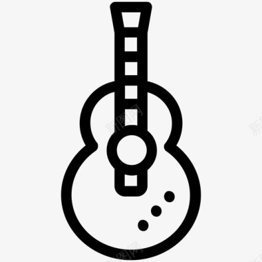 吉他音乐音符图标图标