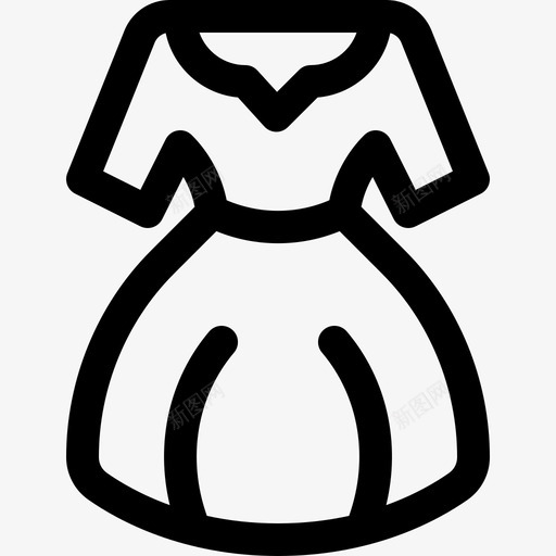 礼服母亲节23直系图标svg_新图网 https://ixintu.com 母亲节 直系 礼服