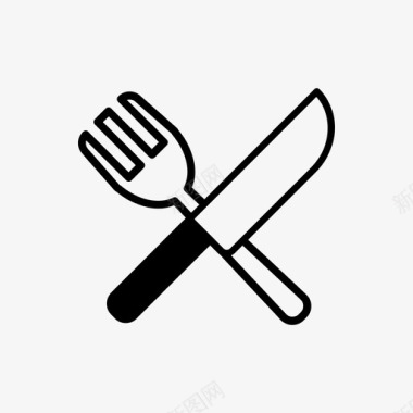 刀叉食物厨房图标图标