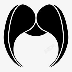 男男男胡子时髦男图标高清图片
