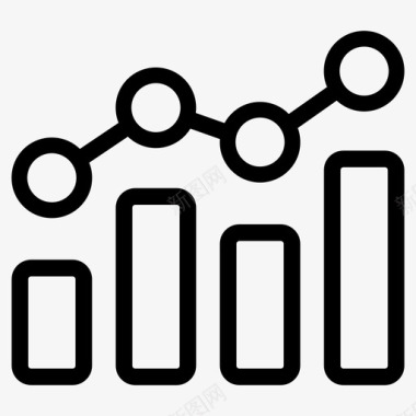 分析条形图商业图标图标