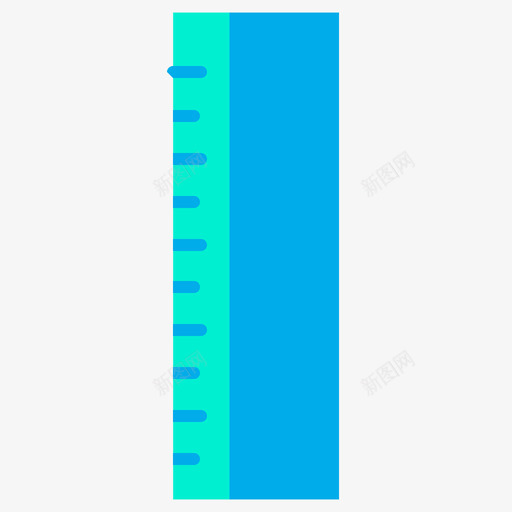 尺子学校79扁平图标svg_新图网 https://ixintu.com 学校 尺子 扁平