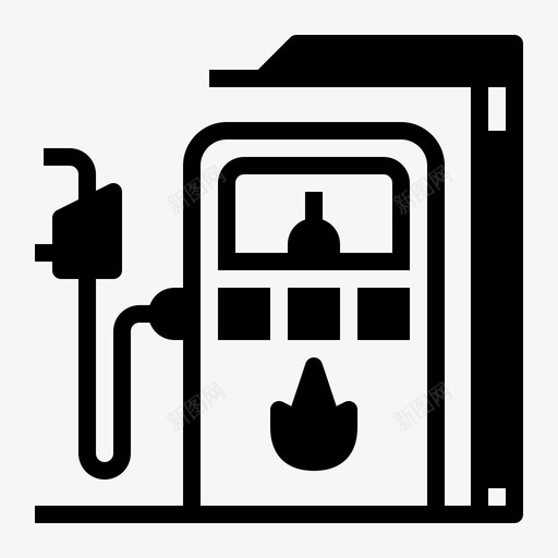 气泵能源电站图标svg_新图网 https://ixintu.com 气泵 电站 能源