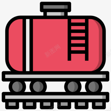 汽油车铁路41线颜色图标图标